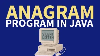 Anagram Program in Java