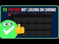 How to Fix Youtube Not Loading on Chrome Fix Youtube s Not Playing on Chrome Problem