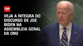 Veja a íntegra do discurso de Joe Biden na Assembleia Geral da ONU | LIVE CNN