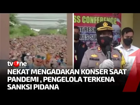 Konser di Tengah Pandemi Viral di Medsos, Polisi Terapkan Sanksi Pidana