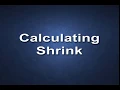 How to calculate shrink in conduits