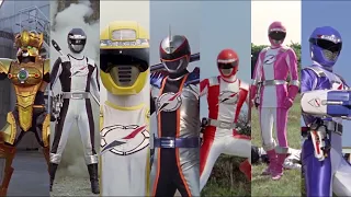 GoGo Sentai Boukenger Each Ranger And Extra Henshin Transformation 