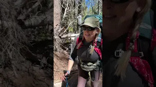 Backpacking through sloggy mud just to get to Vermilion Valley Resort (VVR) just off of the JMT