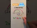 Algebra FOIL Method