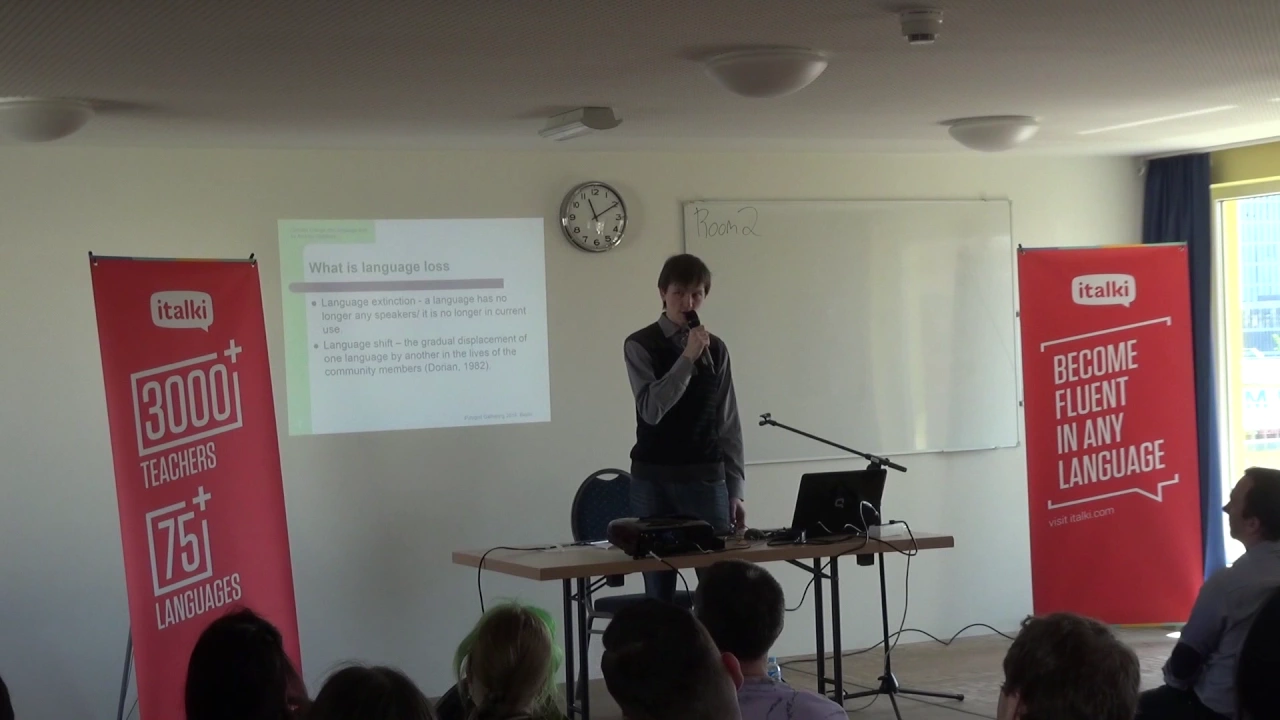 Climate Change and Linguistic Diversity [EN] - Audrius Sabunas at the Polyglot Gathering 2016