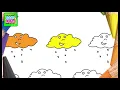 Cloud Rain KIDS Coloring Pages for Kids Easy Drawing for Kids Painting for Kids