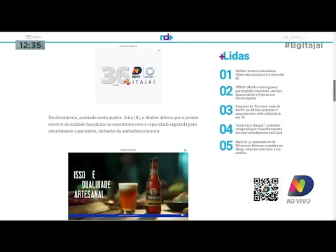 Hospital Ruth Cardoso está com 100% de ocupação nos leitos das UTIs