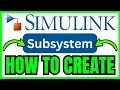 How To CREATE SUBSYSTEM In MATLAB Simulink QUICK EASY 2026