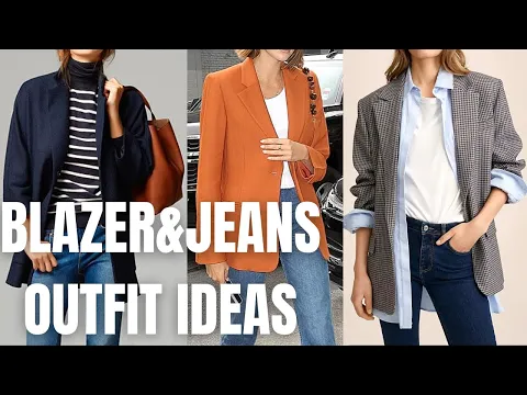 Download MP3 Blazer and Jeans Outfit Ideas. How to Wear Jeans and Blazer?