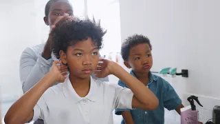 Ajedi's First Day of MIDDLE School + His New Hairstyle