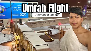 My Umrah Flight Amman To Jeddah Saudia A321 200 