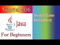 Java Tutorial - 6 JavaFX GUI Switch Case Statement