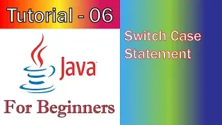 Java Tutorial - 6 JavaFX GUI Switch Case Statement