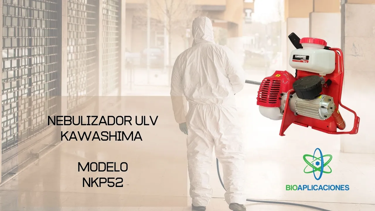 Nebulizador 52 cc 2.8 Lts ULV Kawashima Pro NKP52