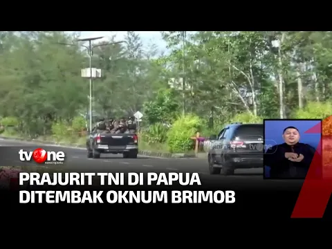 Seorang Prajurit TNI Ditembak Anggota Brimob di Papua