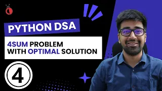 DSA in Python Course - Leetcode 18 4Sum Problem