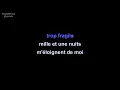 vanessa paradis | tandem | lyrics | paroles | letra |