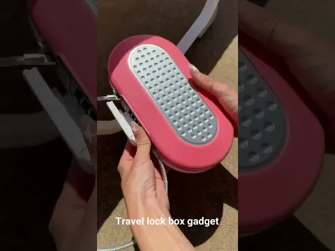 Portable Travel Lock Box: Keep Valuables Secure on the Road