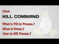 Kill Command in linux in hindi What is PID Pstree