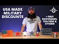 Made in the USA Discounts For Military Veterans First Responders 10 Great Brands