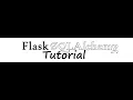 SQLAlchemy with Flask Tutorial Making PUT and GET search requests in Flask