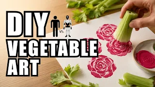 DIY Vegetable Art - Man Vs AI #5