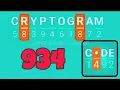 CRYPTOGRAM 934
