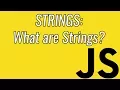 What is a String Learn JavaScript