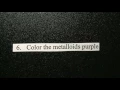 Coloring the Periodic Table