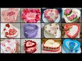 Simple Heart Shape Cake Design Birt ay Cake Anniversary Cake 50 Heart Cake ideas