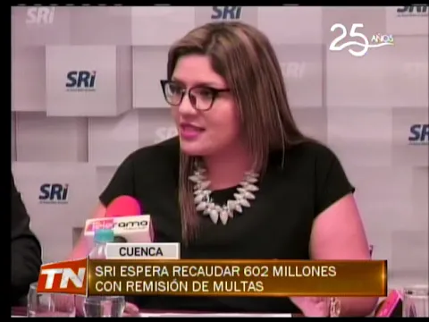SRI espera recaudar 602 millones con remisión de multas