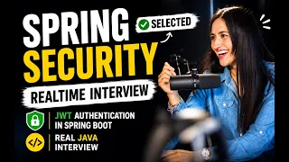 Spring Security Interview Questions JWT Authentication in Spring Boot Real Java Interview