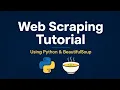 Web Scraping Tutorial Using Python BeautifulSoup Tutorial Find Containers Live Demo in 5 Min