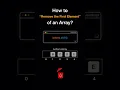 Remove the first element of array in js