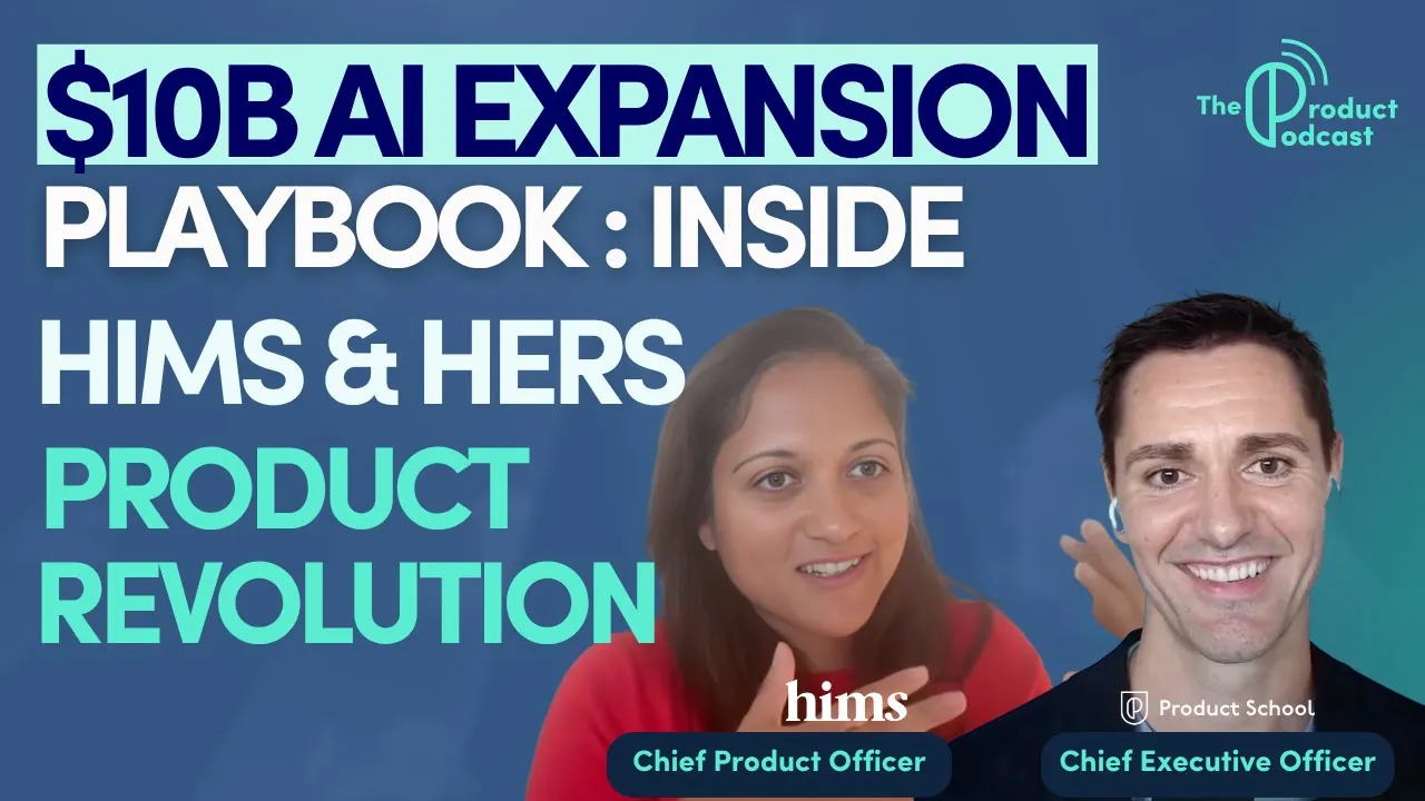 Hims & Hers CPO on Building Delightful Products in Regulated Markets | Dheerja Kaur | E278 - YouTube thumbnail