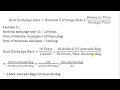 How to Calculate the Real Exchange Rate