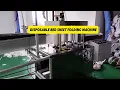 How does the disposable bed sheet automatic fold and pack