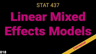 018. Linear Mixed Effects Models
