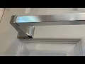 Moen Contemporary Chrome 24 Inch Bathroom Towel Bar Review GREAT Towel Bar VERY STRONG