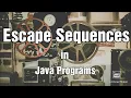 Lab2 V1 Escape Sequences Java Programs Komal Arif