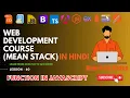 Function in JavaScript Complete MEAN Stack Web Development in Hindi