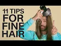 11 Tips Products for our Thin or Fine Hair Friends