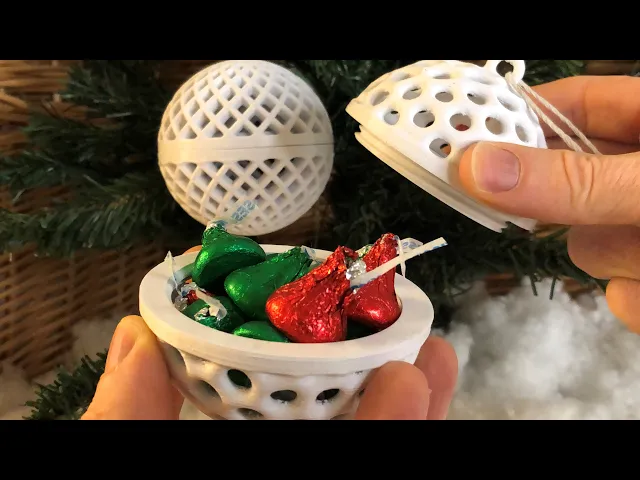 Diamond Ornament Container (Open) video thumbnail