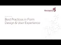 Best Practices in Form Design User Experience