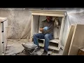 TV Armoire to Wardrobe Conversion DIY - All Steps