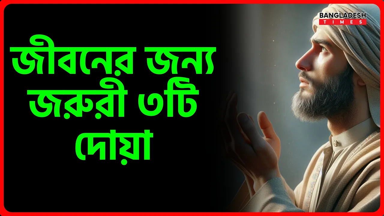 জীবনের জন্য জরুরী ৩টি দোয়া