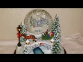 Thomas Kinkade Jingle Bells Snowglobe