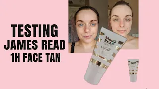 james read 1 hour tan glow mask testing testing fake tan for the face 