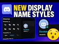 NEW Discord launches Display Name Styles with Fonts Colors