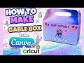 How to Make Gable Boxes with Canva Cricut Easy DIY Party Favor Boxes 2 Sizes